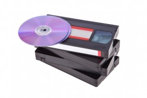 Video tapes with a DVD
